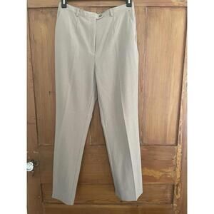 Women’s Sag Harbor Beige Pockets Dress Pants Size 12 Stretch